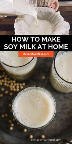 how to make soy milk at home