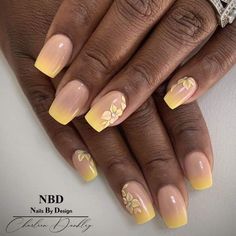 more in telegram Yellow Gel Nail Designs, Yellow And Black Nails Design, French Manicure With A Twist, Nails Art Ideas, Black Nail Designs, Vacation Nails, Manicure Ideas, Ideas Nails, Gel Nail Designs