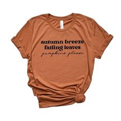 Simply Sage Market Women's Autumn Breeze Falling Leaves Short Sleeve Graphic Tee - XL - Autumn Hey There Pumpkin, Autumn Breeze, Fall Shirts Women, Fall Graphic, Falling Leaves, Pumpkin Shirt, Look Plus, Hey There, Fall Shirts