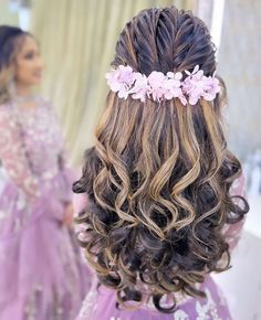 Curled Hairstyles For Medium Hair, High Ponytail Hairstyles, Hair Puff, Extension Hair