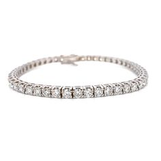 18kt white gold 4 claw round brilliant cut diamond tennis bracelet, perfect for layering or wearing alone! This tennis bracelet has a figure 8 catches for peace of mind! Please contact us for custom sizes, qualities and layouts. Colour E-F-G Clarity SI-2 - I-1 Carat 6.64ct Rings Mens Wedding Bands, Diamond Tennis Bracelet, Wedding Anniversary Rings, Figure 8, Band Jewelry, Tennis Bracelet Diamond, Jewelry Repair, Mens Wedding Rings, Custom Engagement Ring