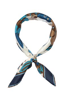 This abstract floral pattern with hand-rolled hems will give your look an elegant twist.  This scarf is a testament to timeless craftsmanship, a blend of care, and passion. The classic neckerchief size: Approx. 27" x 27". A comfortably large size that fits most men, unlike smaller bandanas. 100% silk twill: A soft, silky fabric traditionally used in men's tailoring for its look and its drape. Characterized by a diagonal weave which makes it very durable. Hand rolled hems: For the ultimate in lux Elegant Patterned Silk Scarf As A Gift, Elegant Patterned Silk Scarf As Gift, Elegant Blue Silk Pocket Square, Elegant Blue Scarf, Silky Fabric, Hand Roll, Silk Twill, Rolled Hem, Naturally Dyed