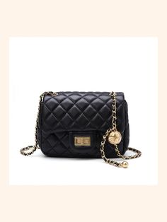 BagForLove - Women's Quilted Chains Crossbody Bags in Genuine Leather Classic Bag With Chain Strap As Gift, Classic Bag With Chain Strap, Classic Bags With Chain Strap, Classic Chain Strap Bag As Gift, Classic Chain Strap Bag, Elegant Leather Bags With Diamond Quilting, Leather Shoulder Bag With Diamond Quilting, Luxury Gold Quilted Shoulder Bag, Chic Diamond-quilted Shoulder Bag For Everyday Luxury