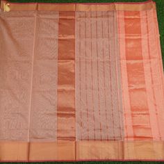 Khinkhwab brings you Maheshwari Sarees. Maheshwari handlooms owe their name to Maharani Ahilyabai Holkar, the ruler of the state of Indore in the late 18th century. Her reign was deemed the Golden Age, and she is revered by all at Maheshwar as Devi Ahilyabai or Ma Saab till date. Maheshwari handlooms derived their fine simplicity from this icon. It is said that under her artistic guidance, the craftspeople made light fabrics, detailed with motifs derived from carvings on the Maheshwar fort- a de Cotton Silk Dupatta With Pallu For Rituals, Orange Chanderi Traditional Wear With Weaving Work, Weaving Work Dupatta For Diwali Rituals, Art Silk Dupatta With Weaving Work For Rituals, Diwali Rituals Weaving Work Dupatta, Orange Wedding Saree With Weaving Work, Cotton Silk Dupatta With Weaving Work For Rituals, Orange Saree With Weaving Work For Wedding, Traditional Tissue Silk Saree With Weaving Work