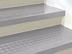 the steps are made out of gray plastic