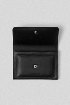 black leather wallet