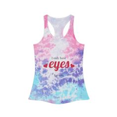 A stylish Tie Dye Racerback Tank Top with a luxurious feel, perfect for summer vibes. This tank top is perfect for beach days, music festivals, or casual outings with friends. It appeals to the bohemian, free-spirited crowd and is ideal for summer holidays and outdoor events. Product features - 60% cotton, 40% polyester fabric blend - Lightweight and slim fit design - Curved bottom hem for a modern touch - Self fabric binding for a clean finish - Sewn in label for comfort Care instructions - Machine wash: cold (max 30C or 90F) - Do not bleach - Do not tumble dry - Do not iron - Do not dryclean Luxury Purple Casual Bottoms, Wife Mom Boss, Tie Dye Tank Top, Tie And Dye, Mom Boss, Dyeing Process, Casual Tank Tops, Boho Chic Fashion, Racerback Tank Top