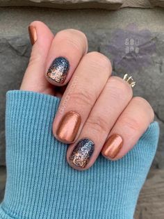 Call Nail Ideas, Copper Nails Designs, Western Nails, Nail Color Combos, Street Magic, Mixed Mani, Watermelon Nails, Fall Gel Nails