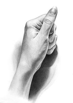 a pencil drawing of a hand pointing at something with the words merr sehen on it