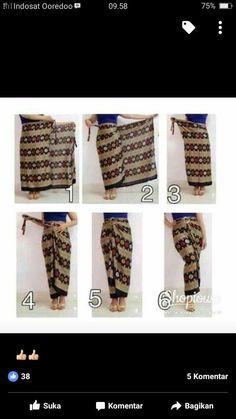 Lace Kebaya, Brokat Kebaya, Wrap Skirt Tutorial, Hijab Blouse, Mode Batik