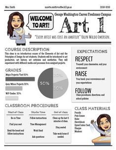 an image of a professional resume for art students, with the words art written on it