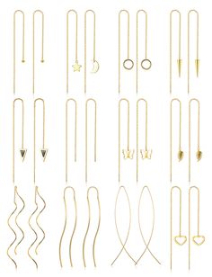 PRICES MAY VARY. 🦋Fashion Dangle Earrings Set: you will get 12 pairs of stainless steel chain threader earring in different designs, each is delicate and beautiful, whether you have straight hair, curly hair or short hair, you can match it well 🌟Exquisite Craft: The simple long chain earrings are made of 316L stainless steel, superb polishing technology, very soft, smooth, bring your comfortable wearing experience 💖Elegant Designs: the drop dangle earrings feature different dainty and lovely Chain Threader Earrings, Double Twist, Long Chain Earrings, Earrings Double, Women Chain, Dangly Earrings, Threader Earrings, Chain Earrings, Tassel Earrings