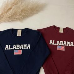 Alabama Sweatshirt Alabama Crewneck Alabama Shirt Alabama - Etsy Montana Sweatshirt, Ohio Sweatshirt, Montana Shirt, Tennessee Shirt, Jersey Sweatshirt, Bachelorette Shirts, Look Plus