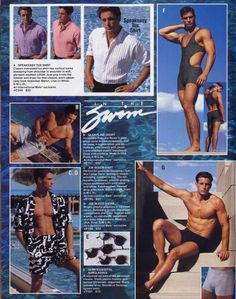 80s Swimwear, 80s Mens Fashion, 80s Fashion Men, Tux Shirt, Men's Casual Fashion, 80s Men, 90s Fashion Men, Fashion 80s, 80s And 90s Fashion