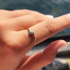 18K Solid Gold Turquoise Solitaire Ring Product Features Weight: 1.20 Gr ⚖️ Material Colors: Yellow Gold, Rose Gold, and White Gold 🌈 Stone Type: Turquoise Presentation: Shipped with a special box and bag 🎁 Returns: Right to return within 7 days 🔄 Material and Color: Product color does not fade or darken ✨ Handcraftsmanship and Uniqueness: Handcrafted and may vary by 5% (+-) 🛠️ Turquoise Information Turquoise is a unique gemstone known for its beautiful blue-green hue. It has been treasured Ivy Ring, Gold Turquoise Ring, Turquoise Gold Ring, Ring Turquoise, Gold Anniversary, Gold Stone, Gold Engagement Ring, Stackable Ring, Ring Women