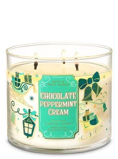 chocolate peppermint cream scented candle