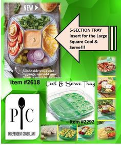 an advertisement for a new appliance with pictures of different food items and words