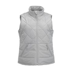 Cold weather calls for the Ridgecut Women's Quilted Insulated Relaxed Fit Vest. Designed to help keep your core warm when the temperatures drop, this vest is made with cozy microfleece material along with 140g of polyfill insulation. It also features TOUGHSHIELD™ fabric technology to help repel water and stains as you go about your day. Plus, the vest's multiple pockets provide convenient storage for your phone, keys and other essentials. 4.7 oz. durable nylon shell vest lined with cozy microfleece material TOUGHSHIELD™ technology repels stains and water to help keep the vest dry and clean 140g of polyfill insulation helps maximize body heat 3 interior pockets (1 of which has a zipper closure) for convenient storage 2 zippered hand pockets Inside storm flap provides added protection from t Fabric Technology, Tractor Supply, Body Heat, Outerwear Women, Womens Vest, Cold Weather, Inside Pocket, Relaxed Fit, Zipper