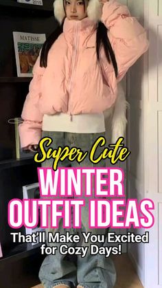 Winter Outfits Korean, Korean Winter Outfits, Cute Winter Outfit, White Winter Coat, Girls Winter Fashion, Outfits Comfy, Skirts Casual, Winter Outfits For School, Winter Outfits Aesthetic