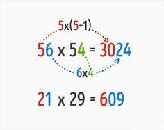 two numbers are shown with the same number on each side, and one is multicolored