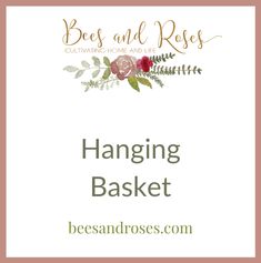 the bees and roses blog logo