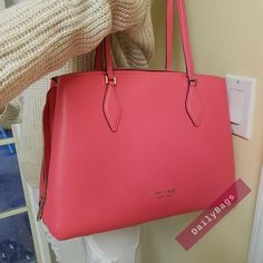 Kate Spade Nwt Zeezee Peach Melba Large Work Tote Kate Spade 100% Authentic Price Is Firm, Price Is Non - Negotiable New With Tag Authentic Measures Approximately: 10.2"H X 14.6"W X 5.2"D Handle Drop: 11" Kate Spade Nwt Zeezee Peach Melba Large Worke Tote Kate Spade 100% Authentic New Pink Satchel For Office, Pink Top Handle Office Bag, Pink Double Handle Satchel For Shopping, Pink Office Bag With Detachable Strap, Pink Double Handle Office Bag, Pink Office Shoulder Bag With Detachable Strap, Pink Double Handle Shoulder Bag For Office, Pink Double Handle Satchel For Errands, Pink Top Handle Satchel For Errands