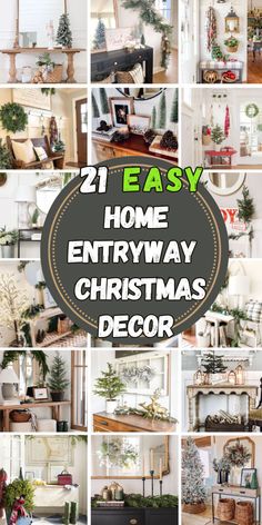 Make a festive first impression with Christmas Home Entryway Decor Ideas! 🎄✨ Adorn your door with a welcoming wreath, and add cozy touches like a festive runner and candles. Place stockings, garlands, or poinsettias to create a warm, holiday atmosphere from the moment you step inside! 🌟💫 #ChristmasEntryway #HolidayWelcome #FestiveDecor Elegant Christmas