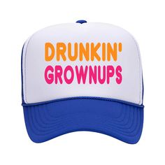 Our funny drinking hats are made with a premium quality trucker hat that's digitally printed and made to last. Choose from a variety of colors with an adjustable snapback closure that comfortably fits all head sizes.   🔎 TRUCKER HAT DETAILS *Premium Traditional Trucker Cap Style *Seamed Front Panel with Lining *Matching Fabric Undervisor *Matching Color Sweatband *Adjustable Snap Closure FREE shipping on all orders over $35 ❤️ PRINT ZEVA MAKES SATISFACTION GUARANTEED If your purchase does not meet your expectations, or the item is defective/damaged, we will fully refund your order or ship a replacement to you. Beer Hat, Beer Party, Day Drinking, Drinking Humor, Funny Vintage, Quality Hats, Vintage Humor, Trucker Cap, Caps Hats