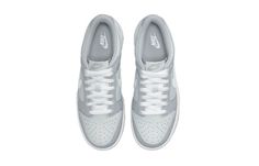 Kids Nike Dunk Low (GS) Gray/White Sneakers/Shoes Dunk Low Nike, White Shoes Sneakers, Nike Dunk Low, Dunk Low, Kids Nike, Nike Dunk, Nike Dunks, Sneakers Shoes, White Sneakers