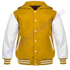 Hooded Varsity Jackets Winter Varsity Jacket With Double-lined Hood, White Hooded Varsity Jacket For Fall, Varsity Hooded Jacket With Double-lined Hood, White Hooded Varsity Jacket For Outdoor, Hooded Varsity Jacket With Double-lined Hood, Winter Varsity Jacket With Hood, College Hooded Varsity Jacket With Double-lined Hood, Winter College Varsity Jacket With Double-lined Hood, Varsity Hooded Jacket With Double-lined Hood For College