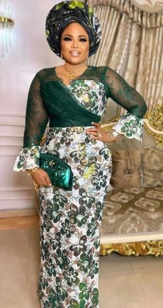 Latest Lace Styles, Nigerian Lace Dress, Aso Ebi Lace Styles, Lace Dress Classy, Nigerian Lace Styles Dress, Nigerian Lace Styles, African Lace Styles, African Fabric Dress, Long African Dresses