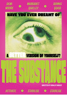 a movie poster with the words, better version of yourself? and an image of a person's eye