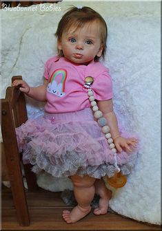 Ohhhh, so cute! Reborn Baby Doll "Adelaide"! Baby Dolls For Toddlers, Reborn Toddler Girl, Toddler Pictures, Aries Baby, Bb Reborn, Baby Doll Nursery, Reborn Nursery, Reborn Toddler Dolls, Lifelike Dolls