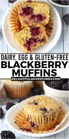 Whip up these homemade gluten-free blackberry muffins, made vegan and perfect with fresh or frozen berries. Soft, fluffy, and entirely dairy- and egg-free, they’re great for breakfast, brunch, or a quick snack during the week!