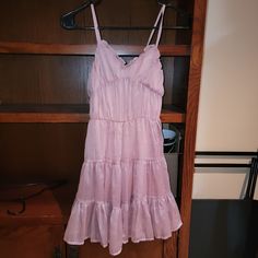 Blush Pink Babydoll (Mini) Dress Condition: Never Worn But When I Tried It On, A Seam Snapped On One Of The Straps. I Don't Know How To Sew But Looks Like A Quick Fix Casual Pink Tiered Mini Dress, Pink Babydoll Dress, Urban Outfitters Romper, Black Bandage Dress, Pink Babydoll, Babydoll Mini Dress, Little Red Dress, Burgundy Lace, Flare Mini Dress