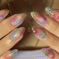 Nails Star, Summer Nails 2023, Nails Summer Nails, Cute Gel Nails, Soft Nails, Jelly Nails, Nails 2023