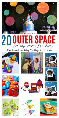 Space Craft Ideas, Outer Space Crafts For Kids, Craft Ideas For Toddlers, Outer Space Crafts, Space Activities For Kids, Space Preschool, Space Crafts For Kids, Space Party Decorations, Space Project