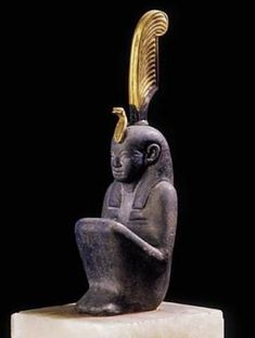 maat sculpture seated position all Black Khartoum Sudan, Goddess Maat, Maat Goddess, Egyptian Museum, Truth And Justice, Egyptian Mythology, The Underworld