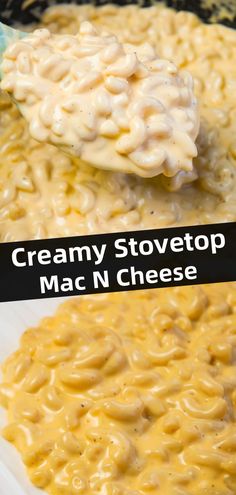 creamy stovetop mac n cheese is the perfect side dish