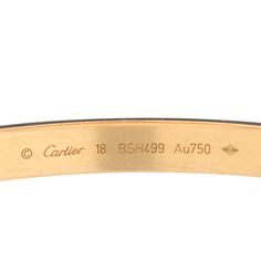 This is an authentic CARTIER 18K Yellow Gold LOVE Bracelet size 18. Part of Cartier’s classic LOVE collection, this stunning 18 karat yellow gold bracelet features the signature engraved LOVE screw motif throughout the bangle. The bracelet also features the screw system that prevents that full removal of the screws. Gold Love Bracelet, Classic Love, Love Bracelet, Yellow Gold Bracelet, Love Bracelets, Bracelet Sizes, Cartier, Screw, Gold Bracelet