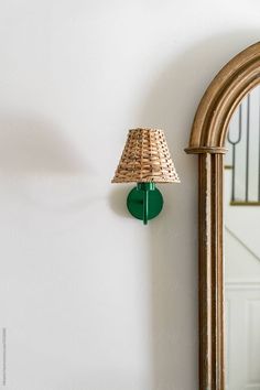 Entryway with gilded mirror, sconces, flowers, and suitcases Entry Mirror, Mirror Photography, Colorful Aesthetic