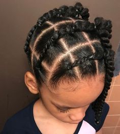 31 Simple And Beautiful Hairstyle Braids For Children ThriveNaija Cabello Afro Natural, Gorgeous Braids, Lil Girl Hairstyles, Toddler Hairstyles Girl, Natural Hairstyles For Kids, Girls Natural Hairstyles, Black Kids Hairstyles