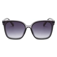 Every girl needs a pair of oversized sunglasses to show off her bold sense of style, but these sunglasses go a step beyond with their square rims and minimalist design. Show your fashion-forward side while letting your eyes have the luxury of resting behind these dark lenses.Frame Shape: SquareFrame Color: GreyFrame Material: PCLens Color: PurpleLens Material: PCRim Type: Full RimLens Width: 59 mmBridge Width: 17 mmTemple Length: 143 mmFrame Width: 146 mmLens Height: 52 mmWeight: 25.8 gUV Protection: UV400Polarized: NoSpring Hinge: NoAdjustable Nose Pads: No Chic Sunglasses With Uv Protection For Square Face, Chic Sunglasses With Mirrored Lenses For Square Face, Chic Mirrored Sunglasses For Square Face, Sleek Square Frame Cat Eye Sunglasses For Summer, Chic Tinted Sunglasses For Square Face, Chic Shield Sunglasses With Uv Protection Square Frame, Chic Sunglasses With Tinted Lenses For Square Face, Chic Square Sunglasses With Uva Protection, Chic Square Sunglasses For Beach