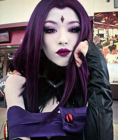 Partner Halloween Costumes, Teen Titans Cosplay, Dc Cosplay, Pretty Halloween, Halloween Makeup Scary