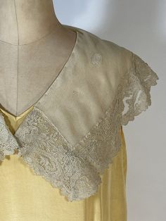 1920's Dress, Black Mini Dress Party, 1920s Outfits, 1920 Fashion, Drop Waist Dress, Bone Color, Yellow Silk, Butter Yellow, 1920s Dress