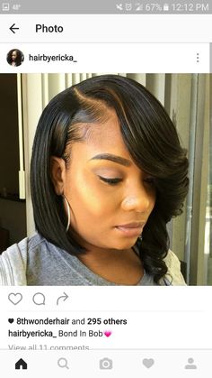 Woc Hairstyles, Leave Out Quick Weave, Bob Haircut Black Hair