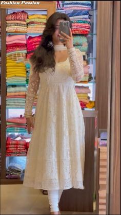 Top Trending White and Off White Suit Ideas Design Unique item Dresses Nikah and Wedding Dresses 2023 Salwar Suit, Lakhnavi Dress Design For Women, Chikenkari Dress Anarkali, White Tunics For Women, White Kurti Pattern, White Chudidhar Designs, Chikankari Churidar Design, White Chudidar Dress, White Umbrella Kurti Design