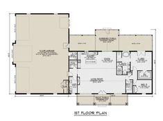 the floor plan for a house with two master suites and one bathroom, which is located in