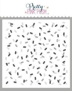 pink posh sprinkles die from the crafty paper shoppeak