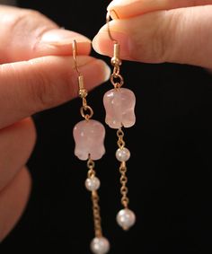 Stylishly accentuate your look with our exquisite Cute Pink Copper Overgild Crystal Pearl Lily Of The Valley Tassel Drop Earrings, meticulously crafted for unparalleled elegance and sophistication.Made of fine Copper Overgild Crystal Pearl Lily Of The... Pink Copper, Boho Summer Outfits, Tassel Drop Earrings, Dress Jewelry, Crystal Pearls, Lily Of The Valley, Cute Pink, The Valley, Ring Bracelet